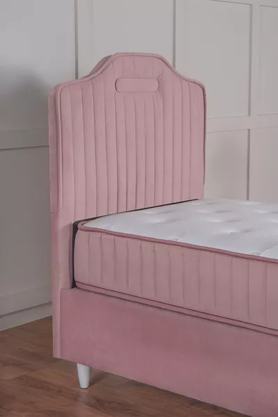 Tête de lit Royal Lux Rose (Sommier et matelas non inclus)