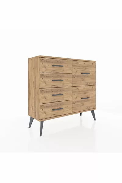 خزانة أرجيس ب6 أدراج - خشب صنوبر