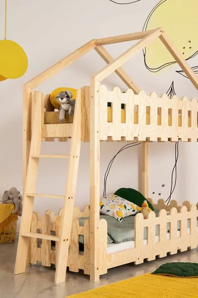 Markaawm Montessori Loft Bed with Bunk Frame Children's Bed Palazzo