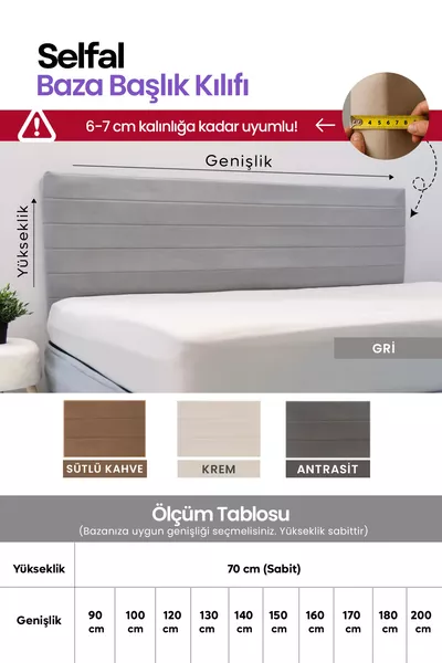 Housse de Tête de Lit pour Lit - Tissu Matelassé en Poil de Poney (Options de Taille)