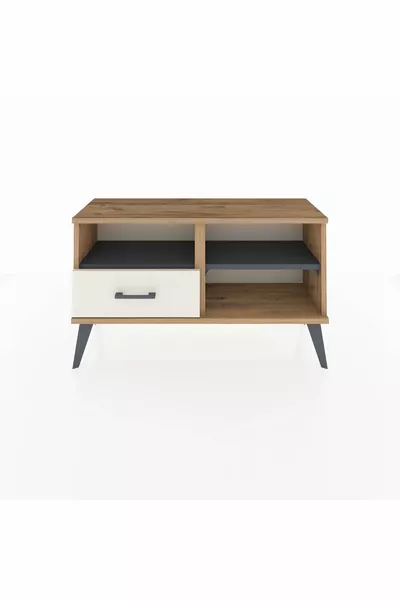 Arges Dressoir 2 Planken 1 Lade Den-Antraciet/Zandsteen