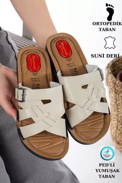 Women's Ultra Soft Soft Sole Wedge Heel Orthopedic Daily Mother Slippers with Padded Insole