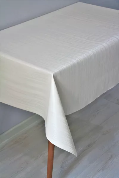 Подкладная моющаяся ПВХ скатерть в полоску - 