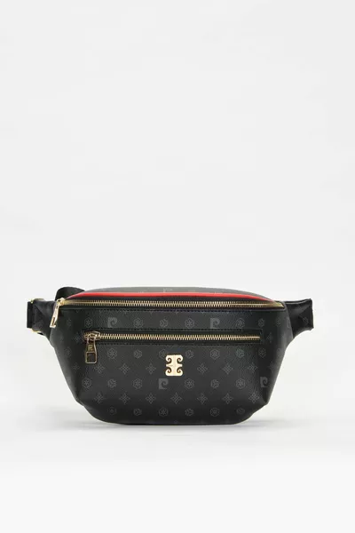 Black Monogram Women's Waist Bag 