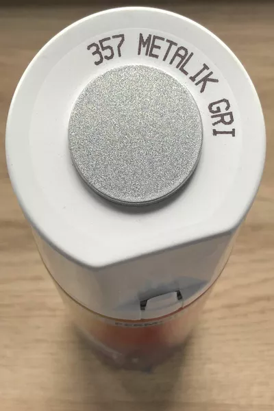 Металлик серый  с блестками аэрозольная краска  мл