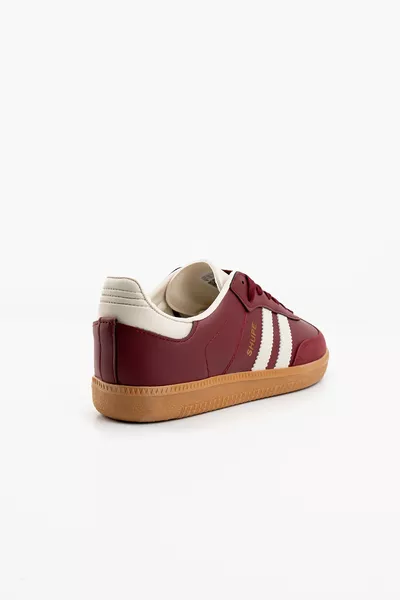 حذاء رياضي نسائي بورغندي بنعل مريح