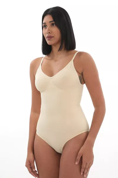 Incelende Verstevigende Naadloze Gebreide Beha met Achterstrik en Verstelbare Bandjes Dameskorset