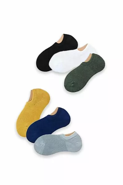 Unsichtbare Unisex 6er-Pack Sportsocken