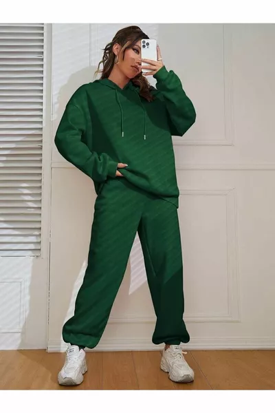 Унисекс оверсайз анцуг с качулка