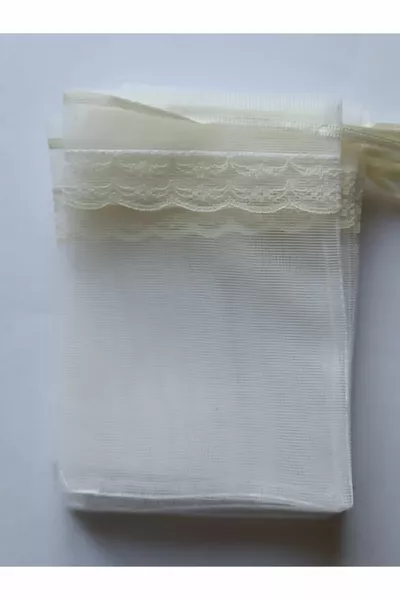 / . Adet Krem Dantelli Tül Kese