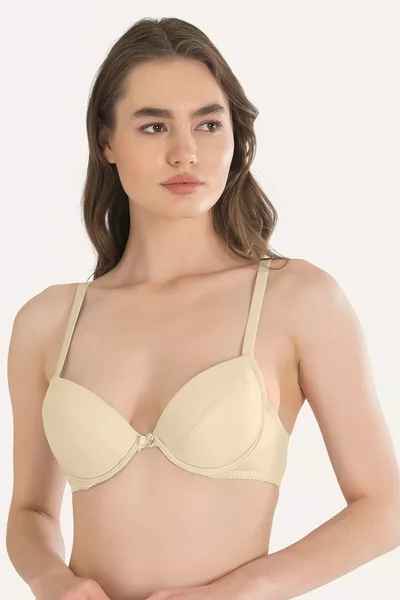 صدرية صغيرة مدعمة قابلة للإزالة باللون البيج