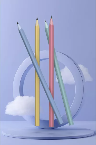 Set di 4 matite HB Pen --