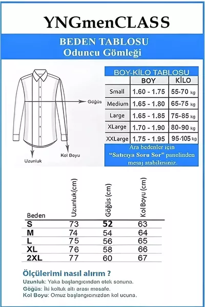 Men's HAKİ Plaid Cashmere Wool Button-Up Winter Flannel Shirt