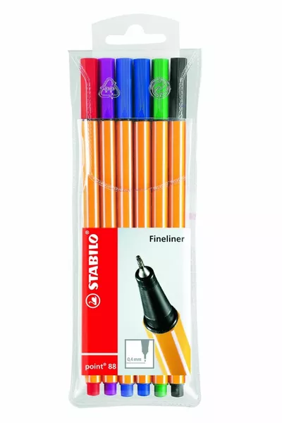 POINT  6 COLOR TRANSPARENT PACK