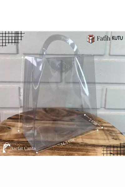 , Прозрачна ацетатна чанта [Разглобена,  броя]