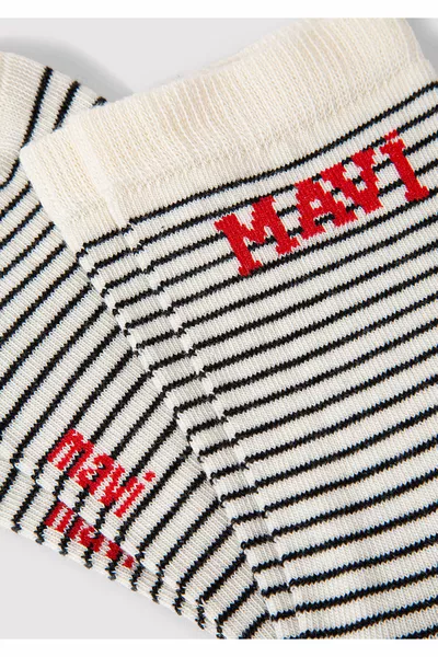 Calzini a costine neri con dettagli logo 