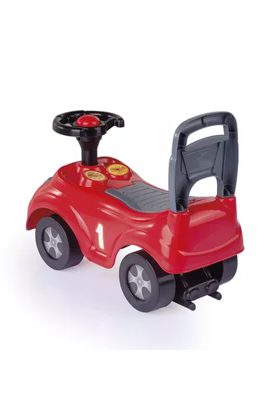 سيارة صغيرة بدون دواسات مليئة بالحجم الأحمر