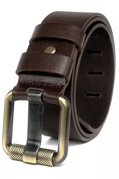 Men's Genuine Leather 4.5 cm Denim Belt