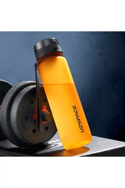 Orange Large Size  cm  ml 1 Liter Water Bottle BPA Free, Odor and Leak Proof, Orange