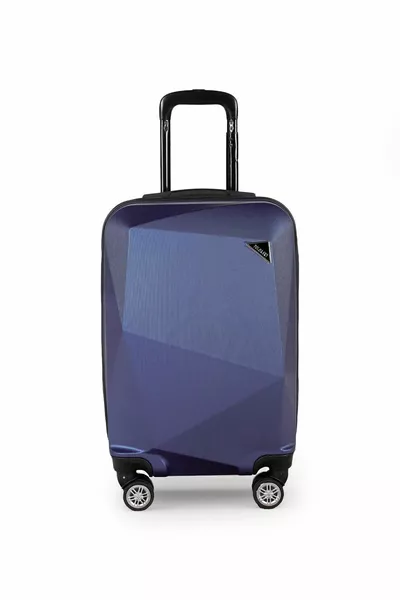 Diamond Model Navy Cabin Size Suitcase