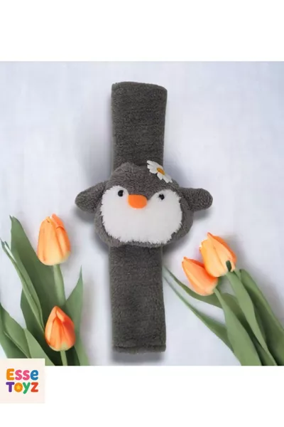 Set Doppio di Cuscino Auto e Copertura Cintura di Sicurezza Pinguino Allegro