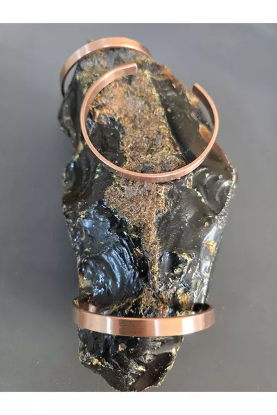 Magnetic Pure Copper Bracelet - Natural Unpolished