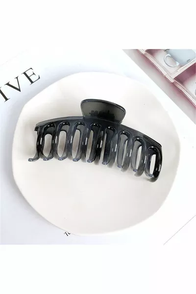 Grande pince à cheveux de luxe transparente So-much-6