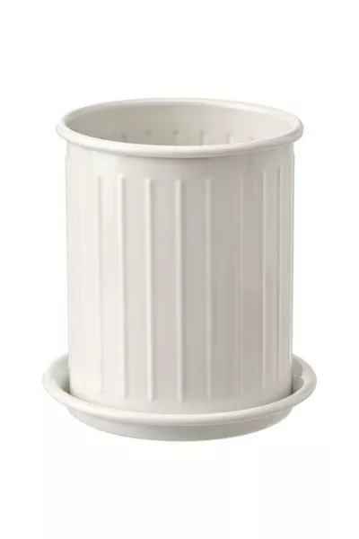 Поставка за вилици и лъжици, кухненски ножове, бежово боядисана неръждаема стомана,  см