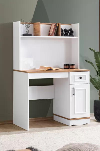 Computer Desk, Felix Unit Work Desk - Walnut