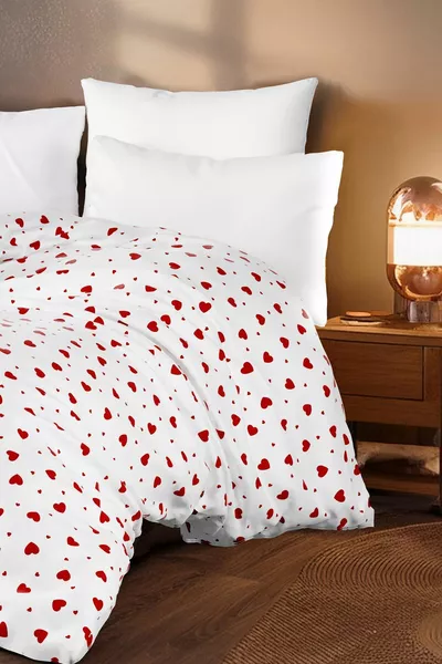 Heart Pattern Double Duvet Cover / Quilt Cover  x  cm