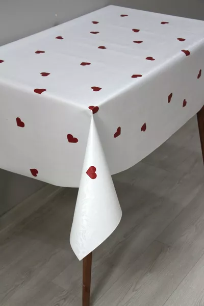 Lined Washable PVC Oilcloth Tablecloth -G