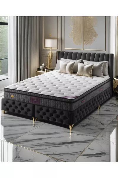 سرير رومان زوجي كامل ارتوبيدي بنوابض ويك