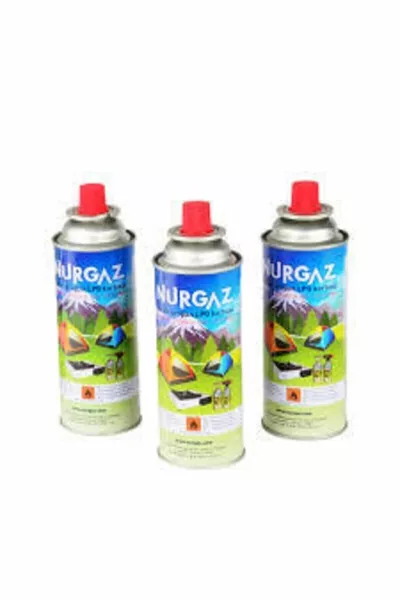 عبوة غاز إل بي جي رمادية 3 قطع بصمام