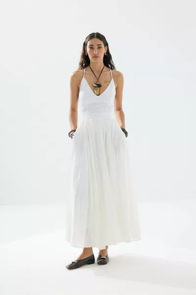 Voile Skirt - White