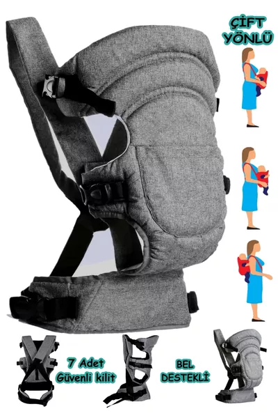 Beidseitiger Babytragegurt mit Rückenstütze Ergonomische Babytrage