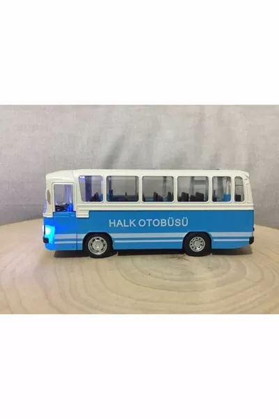 1/ Scala Autobus Popolare Retrò Sonoro e Luminoso (blu)