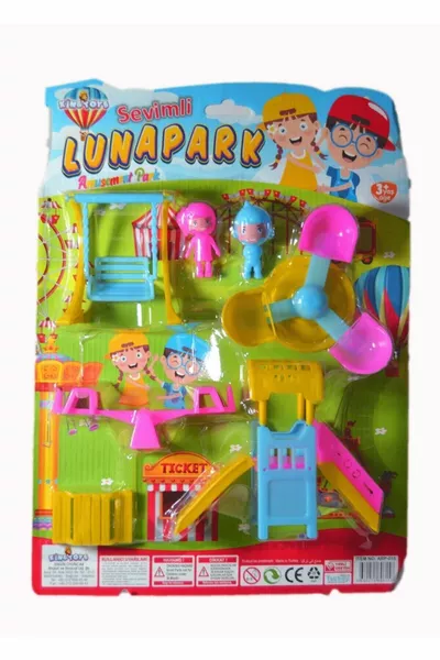 Cute Amusement Park Toy Set