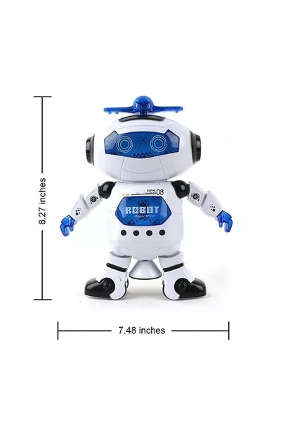 Jouet robot dansant avec hélice, musique, sons et lumières pour enfants de 3 ans et plus, oui CN 1 pièce, non