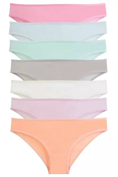 Women's Underwear 7-Pack Stretch Salmon Cotton