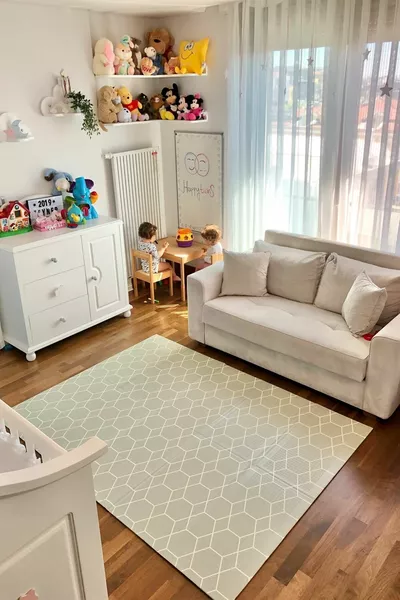 حصيرة لعب قابلة للطي مزدوجة الجوانب بريزما سفاري سم