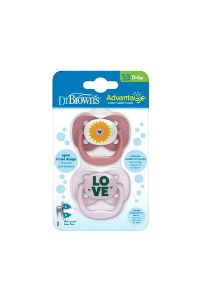 حلمة د. براونز أدفانتج - المرحلة 1، حلمتين