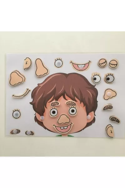 Дейност за завършване на лице, момче?