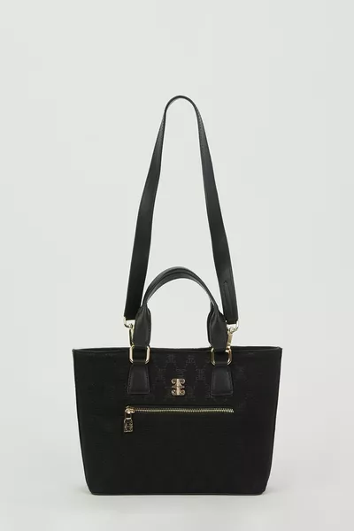 حقيبة كتف نسائية سوداء 