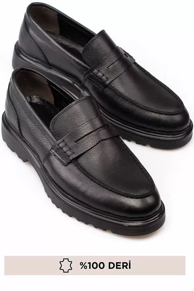 Cuir véritable, Mocassins, Chaussures en cuir pour hommes