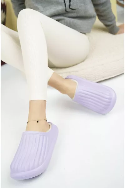 Унисекс домашни чехли с вълна вътре в подметката на фалонс