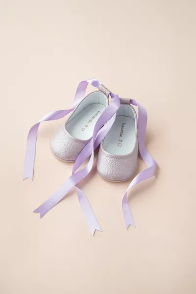 ديانا الشريط جلد طبيعي طفل الباليه الشقق