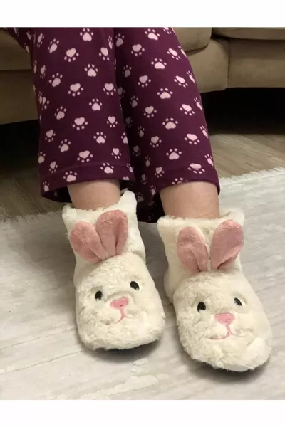 Ежедневные женские сапоги для дома кролика Panduf Домашние тапочки