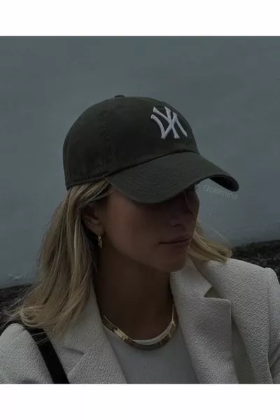 Унисекс бейзбол Ny Hat Каки - Бял