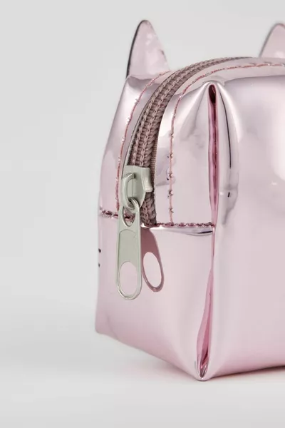 المرأة القط المطبوعة سستة عملة محفظة azns