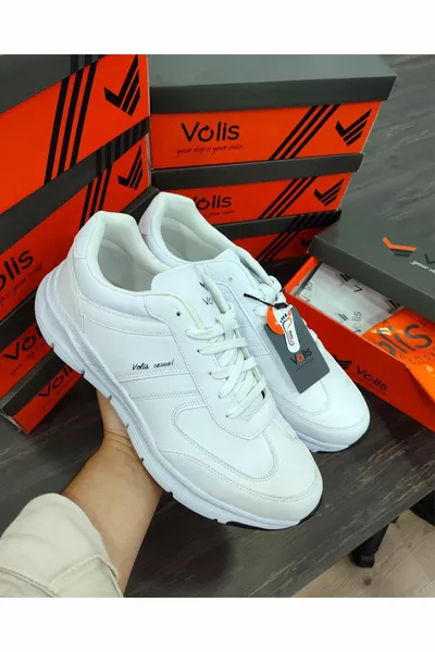 Grote maat witte heren sneakers en sneakers in de maten  